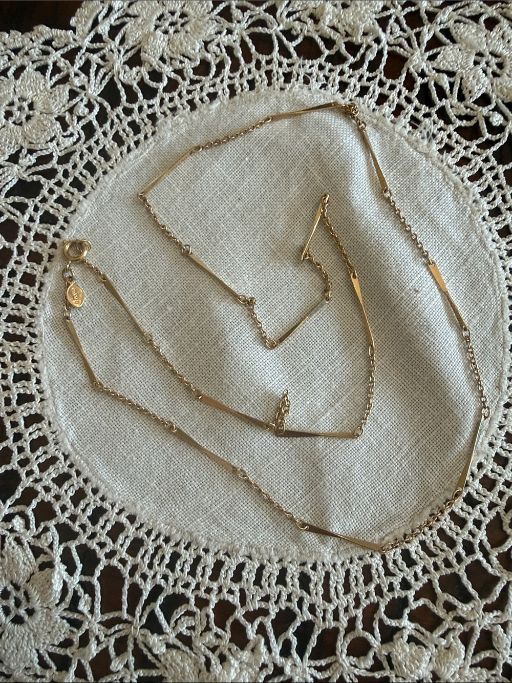 Vintage Avon Gold tone chain necklace